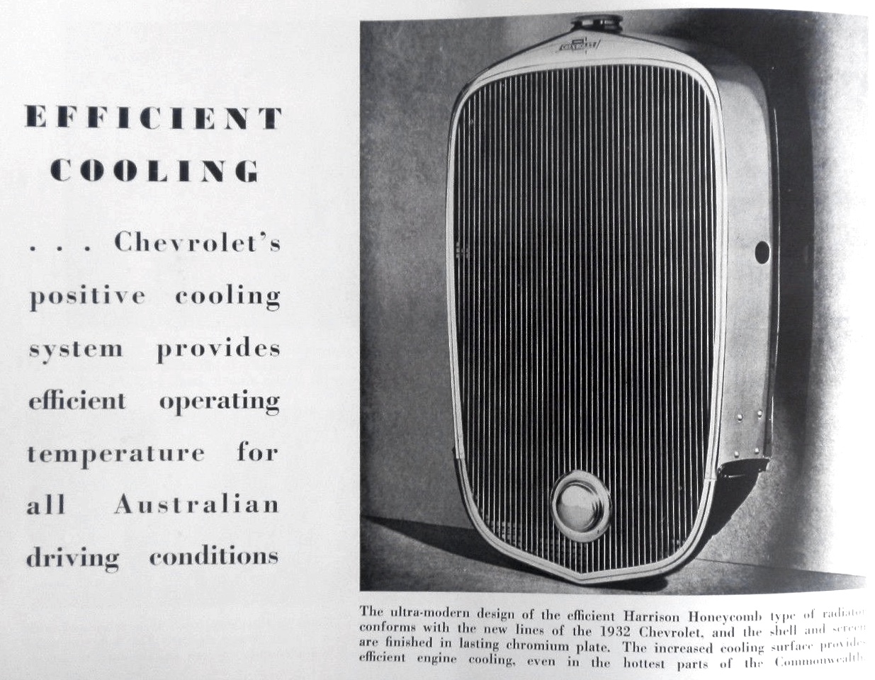 1932 Chevrolet Six Australian RHD Brochure Page 4